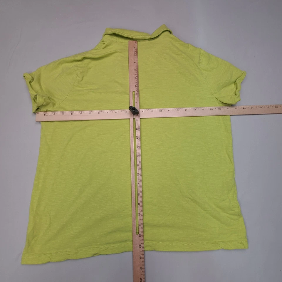 Camisa polo feminina Jones New York extra grande verde casual ao ar livre feminina - Imagem 3 de 4
