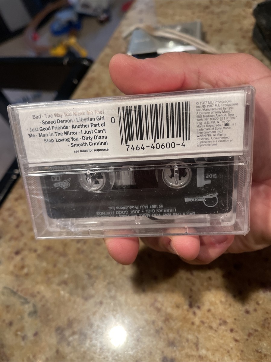 Michael Jackson Bad Cassette Tape (1987, Epic) Brand New - Sealed