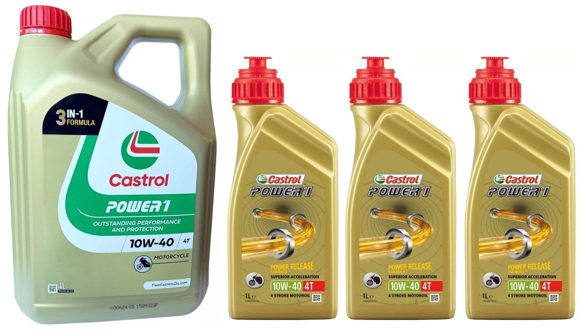 Castrol POWER 1 4T 10W-40 Semi-Synthetic Motorcycle Engine