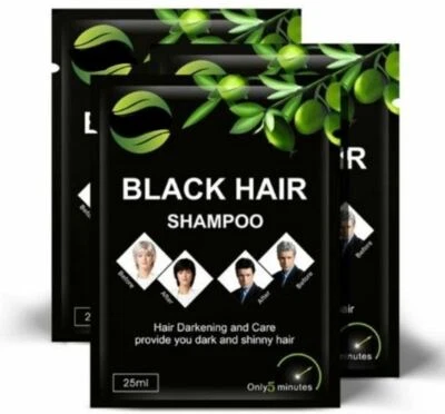 WELL4U - Champú Black Hair - Cabello negro en 10 minutos durante 30 días