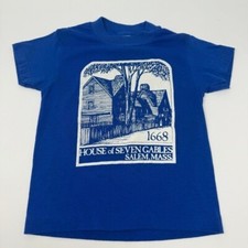 Vintage kids house of seven gables shirt made in USA size small single stitch