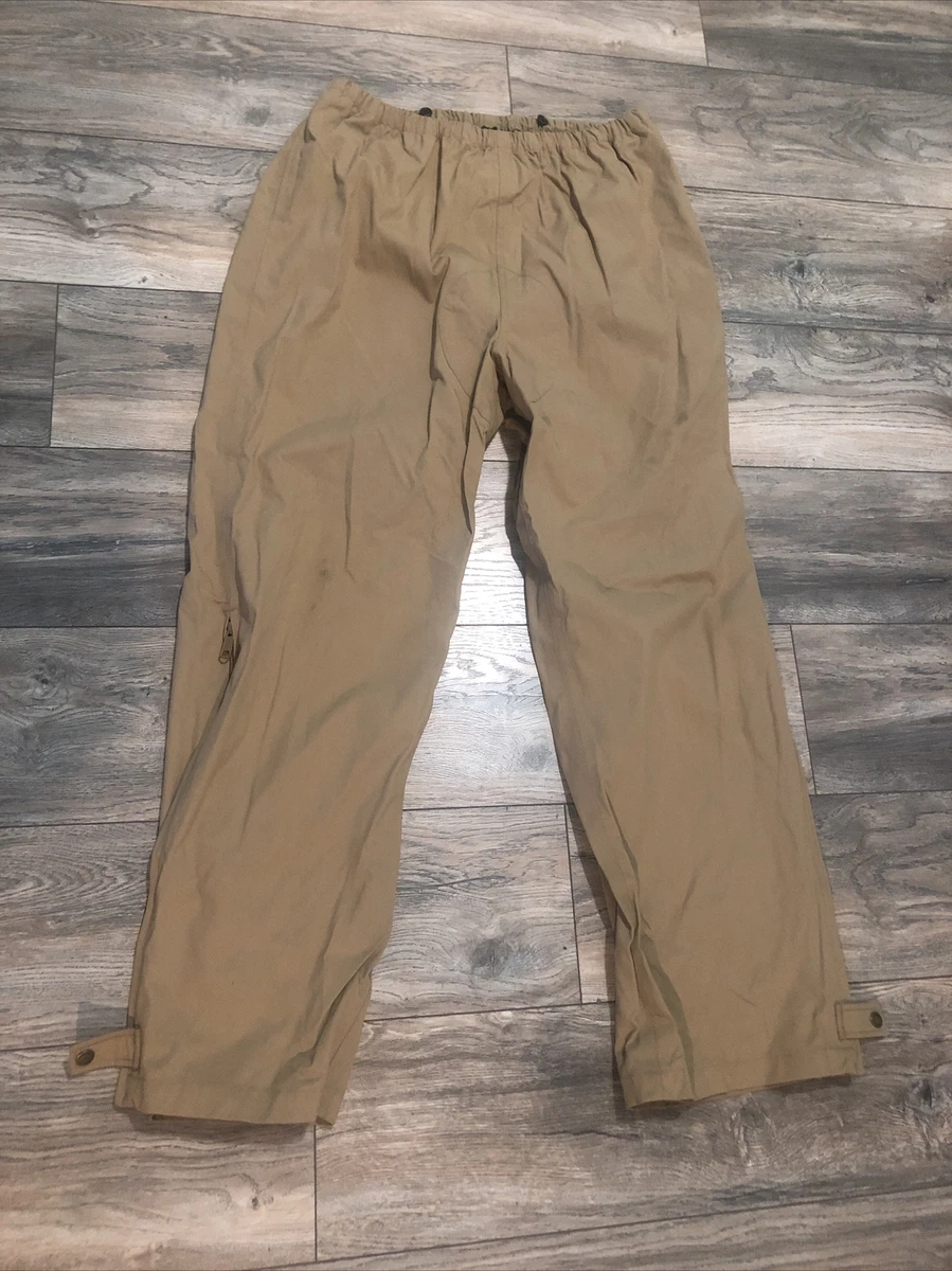 Cabela’s Khaki Soft Shell Hunting Fishing Pants Men’s Large Nice