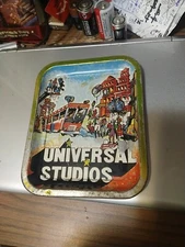 Vintage Universal Studios Hollywood Collector's Souvenir Rolling Tin Tray