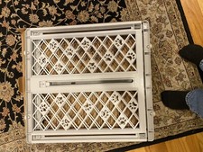 North States MyPet Paws 40" Portable Pet Gate: Expands  locks In place ...NEW