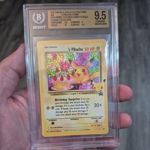 _____'s Pikachu graded BGS 9.5 for sale on eBay