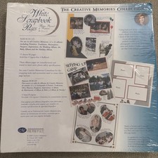 Creative Memories 12x12 White Refill Pages 15 Sheets/30 Pages RCM-12S Vintage