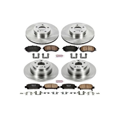 PowerStop Disc Brake Kit - Front and Rear - Fits Subaru Legacy 2002-2004 OE Stoc