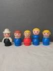 5 Vintage Fisher Price Playskool Little People Figures