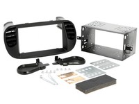 Autoradioblende FüR Fiat 500C Typ 312 Einbaurahmen Montagerahmen Doppel-Din