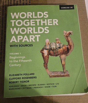Worlds Together  Worlds Apart  Volume 1 Beginnings To The Fifteenth Century