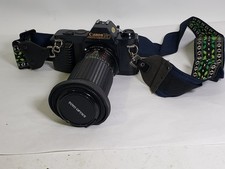 Canon T50 35mm SLR Film Camera With Lens 75-200mm Strap