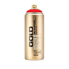 Bombe de peinture - Gold - Acrylique - Rouge feu - F3000 - 400ml - Montana Cans