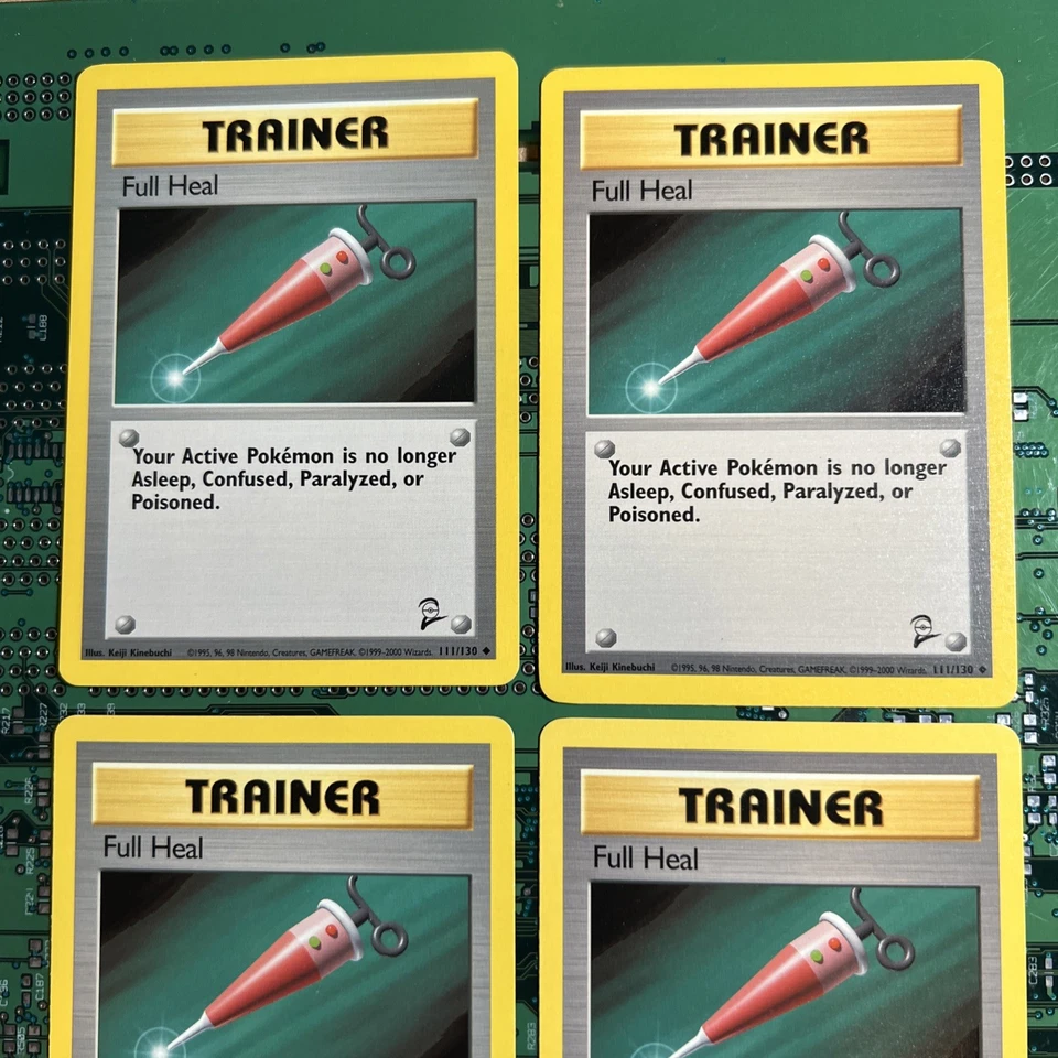 Full Heal 111/130 Base Set 2 Trainer Pokemon Card WOTC Vintage 4 - Image 2 of 4