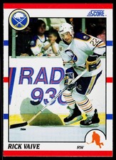 Rick Vaive, 1990-91 Score American, #103, Buffalo Sabres,