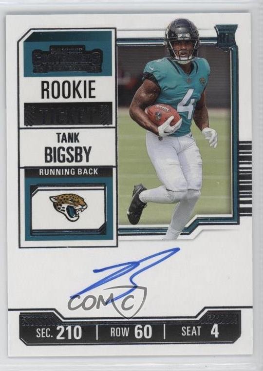 2023 Panini Contenders Rookie Ticket RPS Tank Bigsby #134 Rookie Auto RC yn4