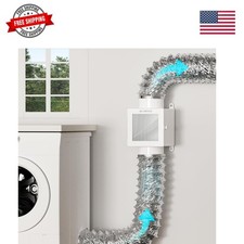 Metal Dryer Duct Lint Trap, Indoor Dryer Vent Kit, Indoor Dryer Vent for Elec...