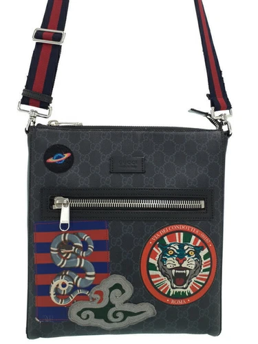 Sac messager en toile GUCCI Gucci Courier GG Supreme 474137 bg18583