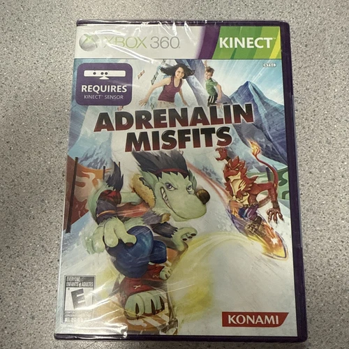 Adrenalin Misfits (Microsoft Xbox 360 Kinect) Brand New, Sealed, Free shipping