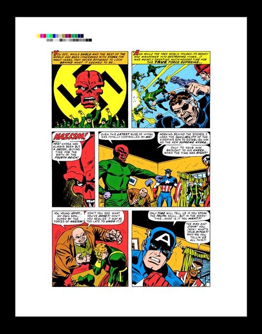 Sal Buscema Captain America #148 Rare Production Art Pg 3