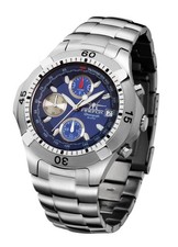 FIREFOX Herrenuhr Chronograph ERASER FFS16 Faltschliesse blau 10 ATM wasserdicht
