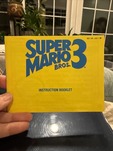 Vtg 1990 Super Mario Bros 3 Instruction Booklet Nintendo NES Video Game Gaming