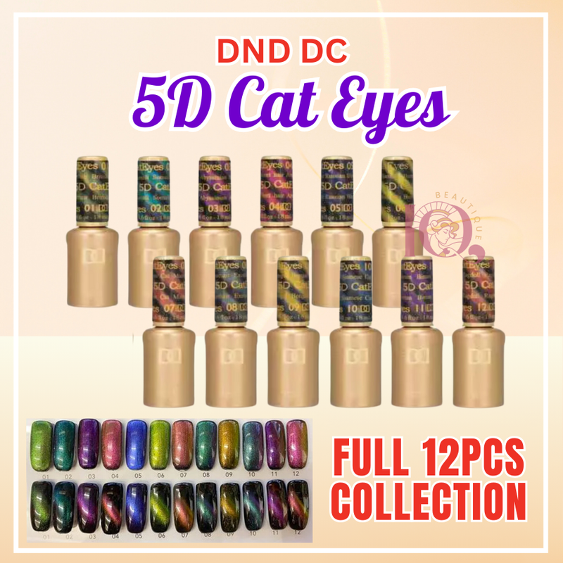 DND 5D Cat Eyes Gel Polish Magnetic Gel Polish *Pick Any*