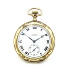 Antique B.E. Peebles Illinois Watch Co 12s 17j Open Face Pocket Watch #WB4060-1