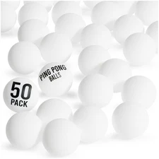 Ping Pong Balls White 15 or 50 Pack, Professional ABS Table Tennis Ball 1 Star 4