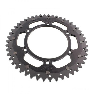 Kettenrad Alu schwarz 49-Zähne 520-Teilung für KTM EGS 620 LC4 Dakar Bj. 1995