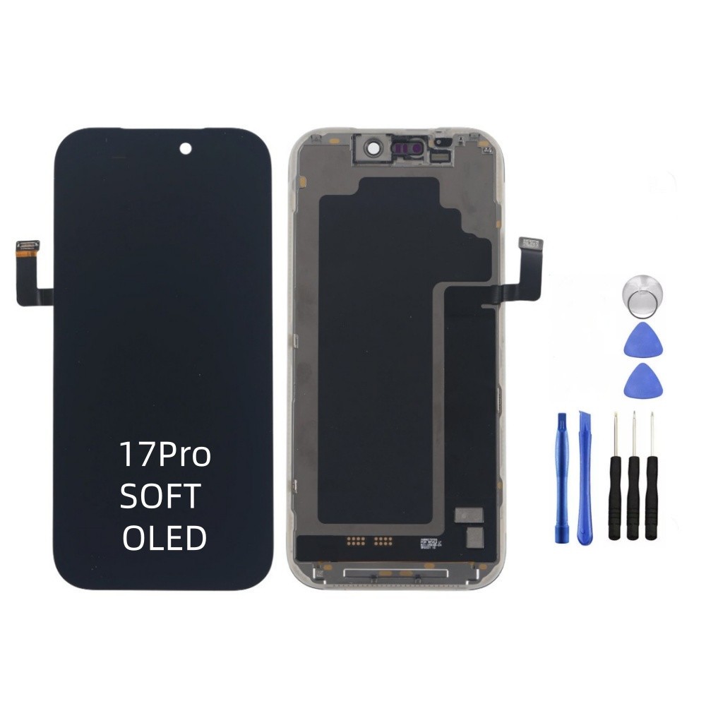 iPhone 17 Pro用 Soft OLEDパネル For iPhone 17 Pro Soft OLED Display LCD Touch Screen Digitizer