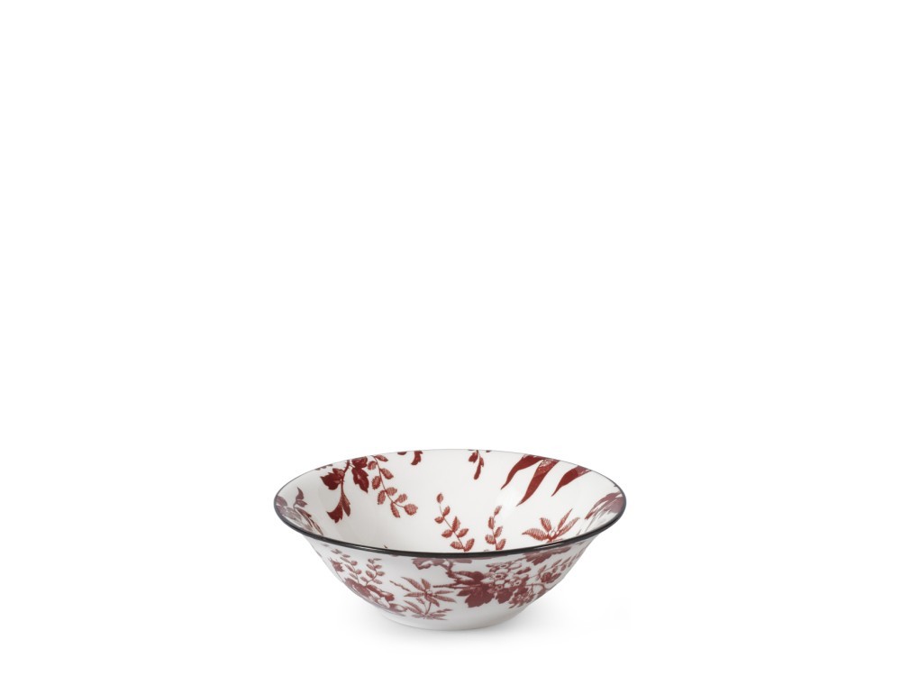 H&H 6 Elizabeth Cups In Decorated Porcelain 12.5X4.5H Cm