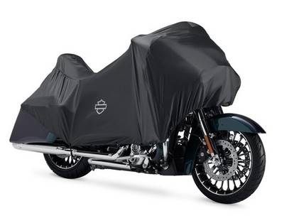 Harley-Davidson Kompakte Reise Motorrad Abdeckplane - Groß - Schwarz