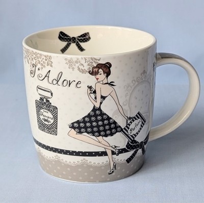 EASY LIFE DESIGN ''J'Adore'' Parfum Coffee Mug Tea Cup