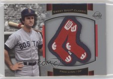 2003 Upper Deck Sweet Spot Classic Souvenir Logo Fred Lynn #P-FL1 Patch 7bt