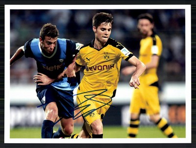 Julian Weigel Borussia Dortmund Large Photo Original Signed + G 44938