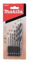 "Makita Holzbohrer-Set Ø 2 - 8Mm 1/4\" 6-Kant D-62371"