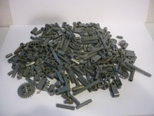 Lot  lego  pieces  technic  vrac  entre  100 / 120 gr  vrac kg gris  foncé