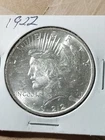 1922 $1  Silver Peace Dollar 90% Silver Circulated