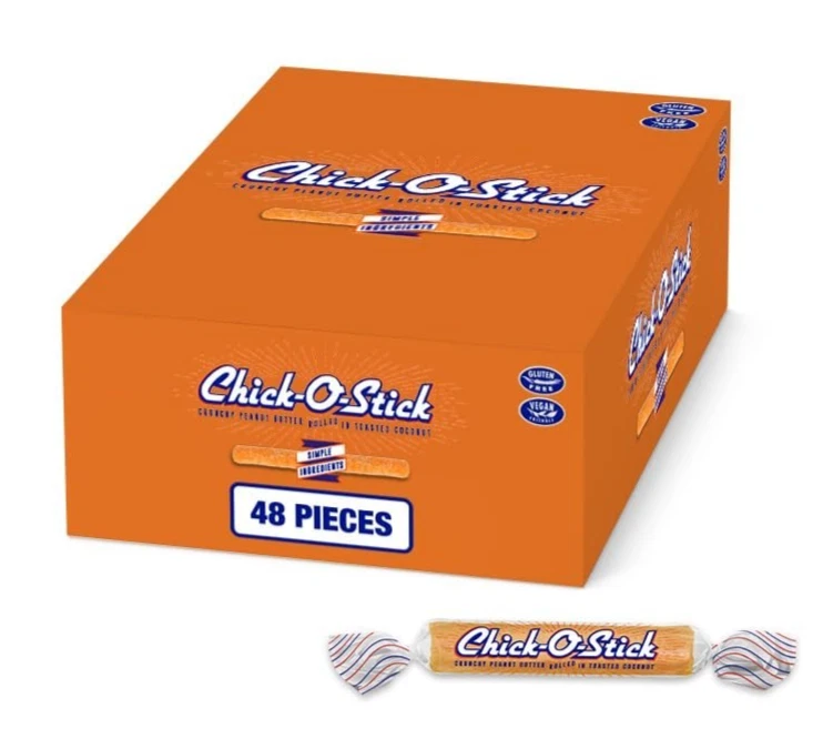 CANDY WORLD. Atkinson's Chick O Stick 48ct Box