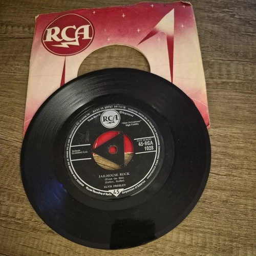 ELVIS PRESLEY - JAILHOUSE ROCK - RCA 1028 - ROCK - 1957 - Excellent