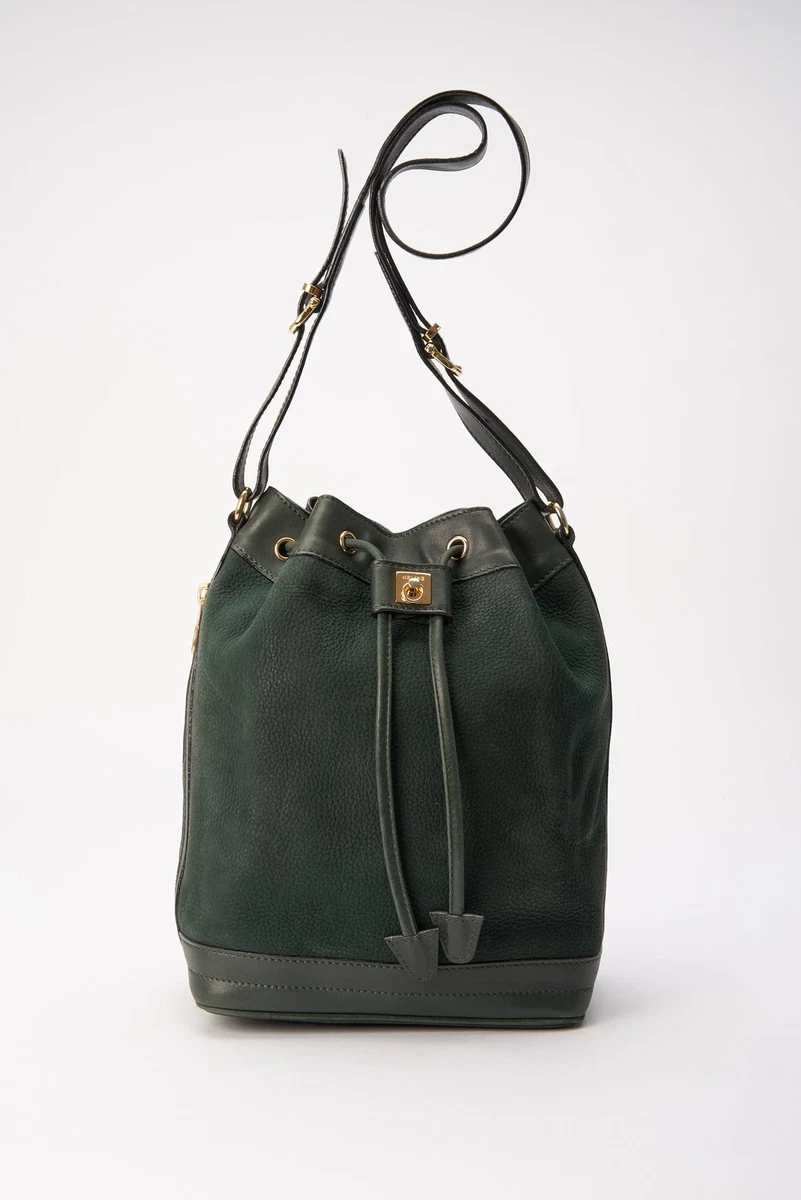 Celine bucket bag green deals