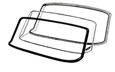 Windshield Seal All Except Hardtop 1962-65 Ford Fairlane C20z-6203110-a Windshield Seal All Except Hardtop 1962-65 Ford Fairlane C20z-6203110-a