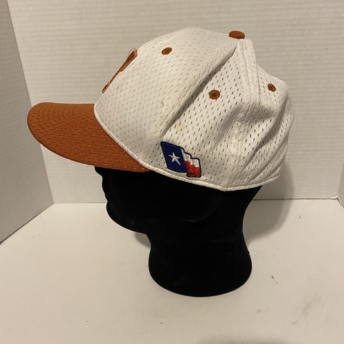 Texas Longhorns Nike True Dri-Fit Hat Cap Size 6 7/8 White/Orange - Picture 4 of 8