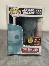 Funko Pop Star Wars Qui Gon Jinn 128 Holographic Exclusive Funko Pop Star Wars Qui Gon Jinn 128 Holographic Exclusive