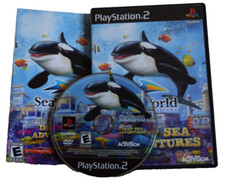 SeaWorld Shamu's Deep Sea Adventures PlayStation 2 Game 2005
