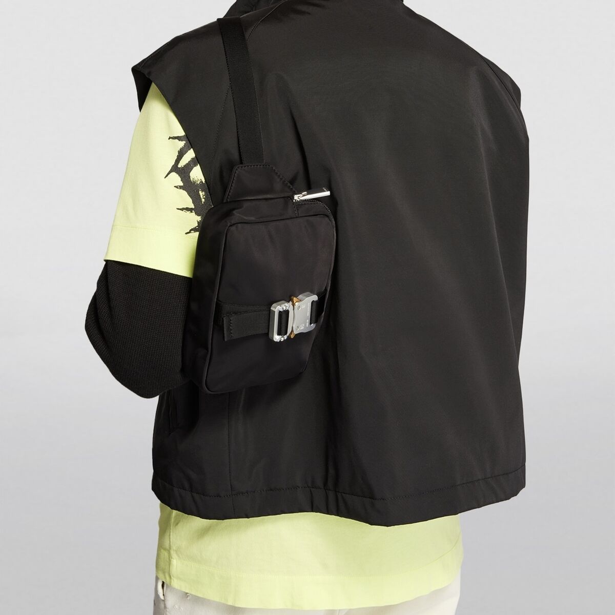 Unisex 1017 ALYX 9SM Fixed Buckle Shoulder Bag Saddle Cross Unisex 1017 ALYX 9SM Fixed Buckle Shoulder Bag Saddle Cross