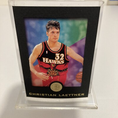 Christian Laettner 1995-96 Skybox E-XL Black Atlanta Hawks