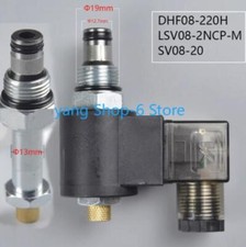 2 Way Normally Closed Hydraulic Threaded Cartridge Solenoid Valve DHF08-220H 12V