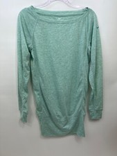 Nike Dri-Fit Sweatshirt Womens Pullover Size XS Green
