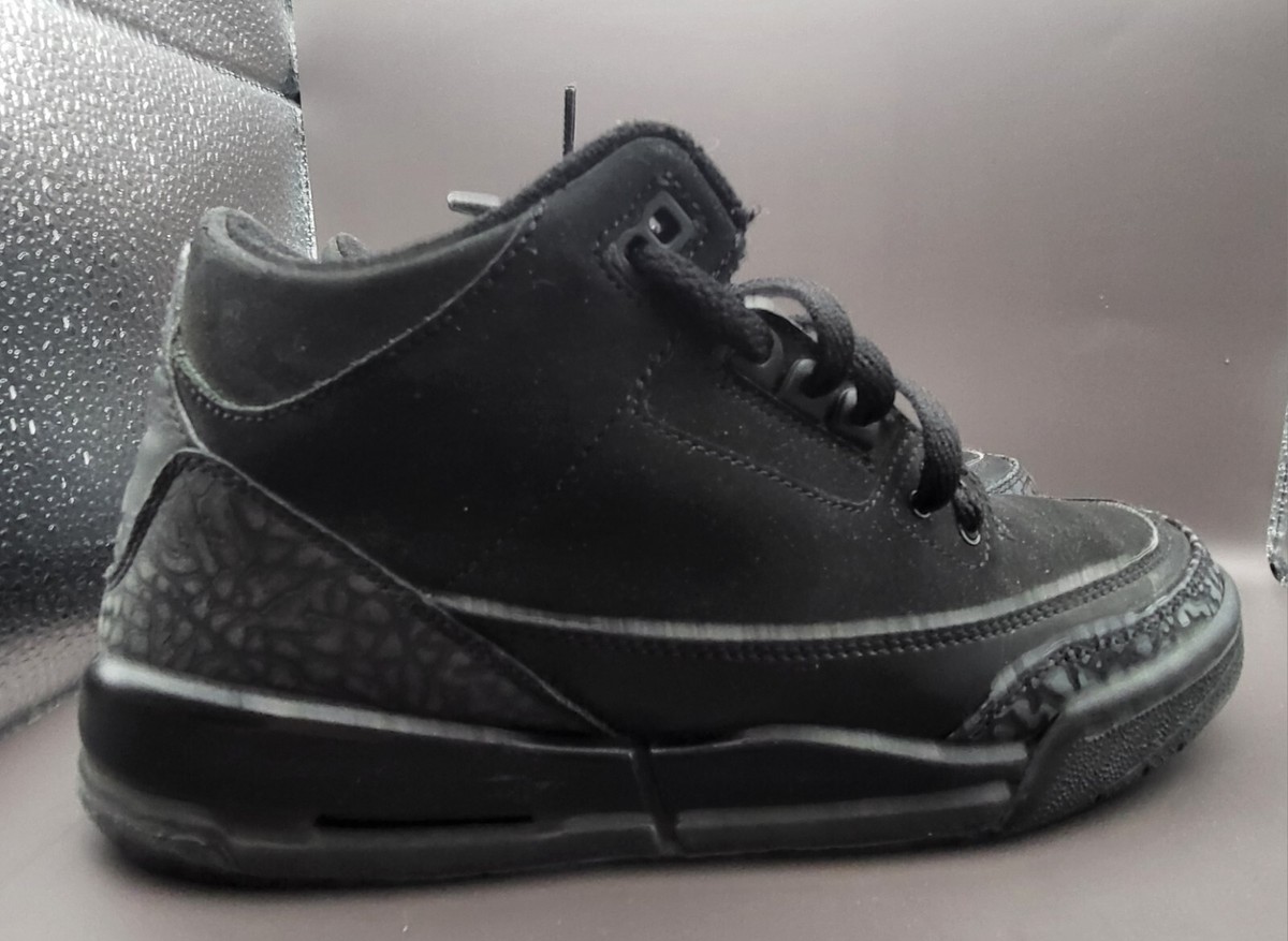 Size 6.5 - Air Jordan 3 Retro Black Cat | eBay